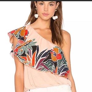 Free people one shoulder top